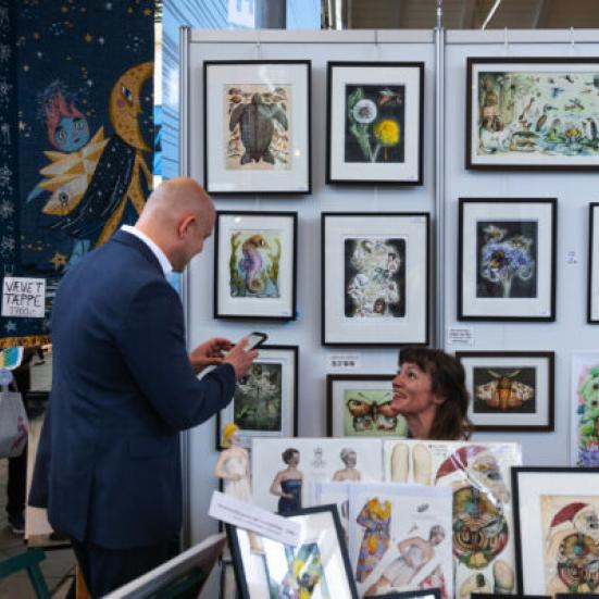 Kulturministeren-og-Kamilla-Wichmann-Copenhagen-Cimics-2024